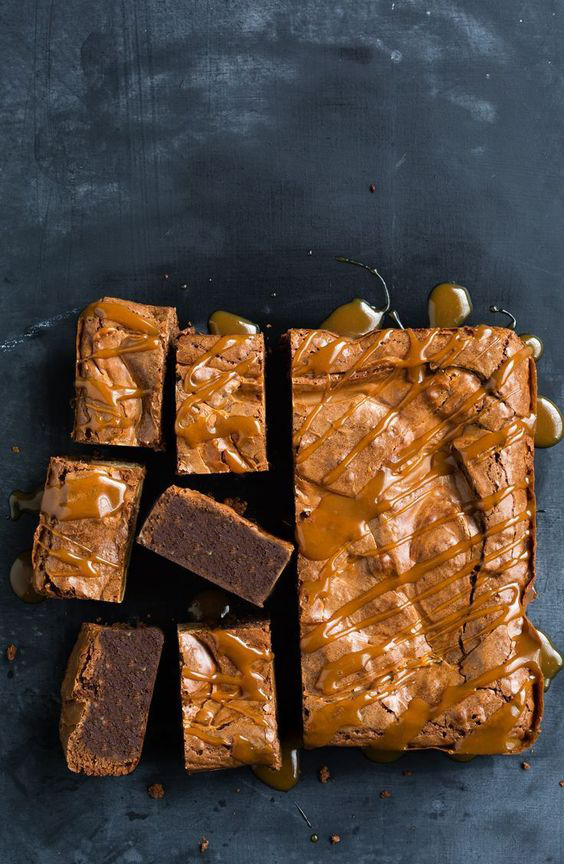 Caramel Brownie Traybake Perfection Foods